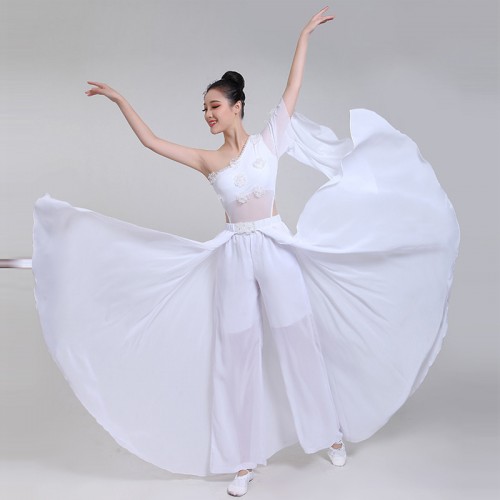 Women's chinese folk dance costumes modern dance ballet dresses chinese classical dance dresses